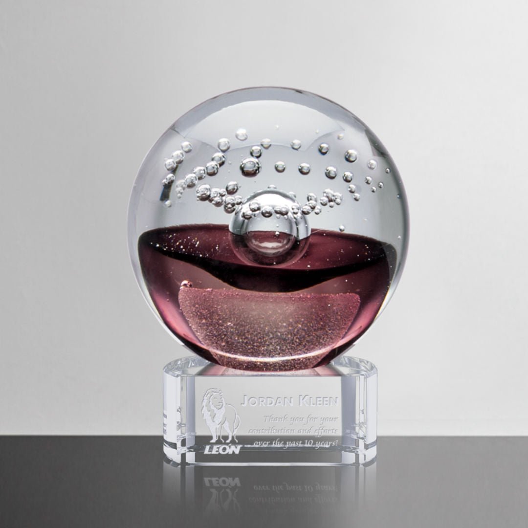 Monte Carlo Crystal Award– Luxury Corporate Trophy crystal edge - Crystal House