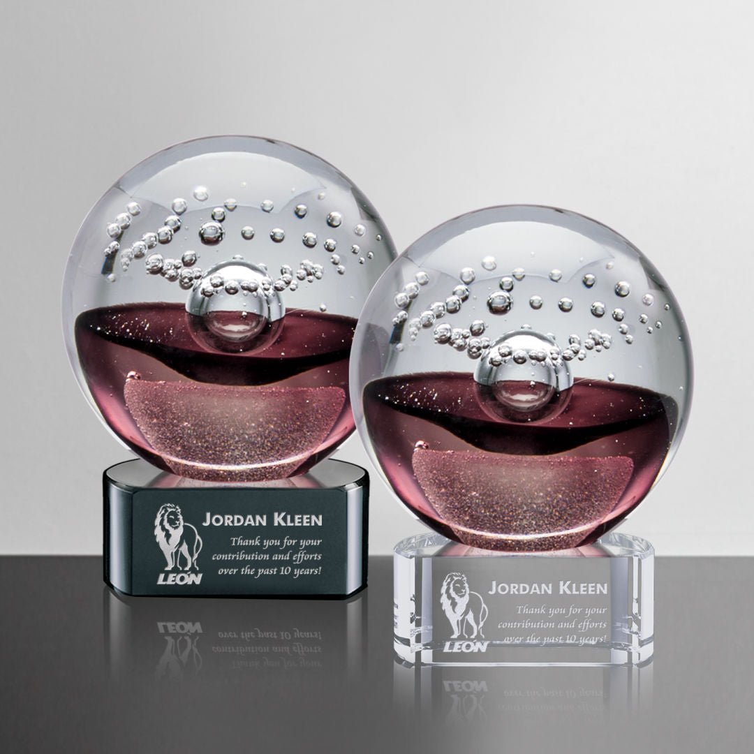 Monte Carlo Crystal Award– Luxury Corporate Trophy crystal edge - Crystal House
