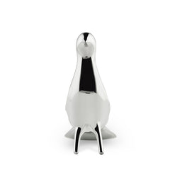 Nambe Dove Figurine – Polished Alloy Bird Sculpture for Home Décor Nambé