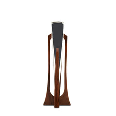 Nambe Tribute Bud Vase | Luxury Alloy & Acacia Wood Bud Vase Nambé