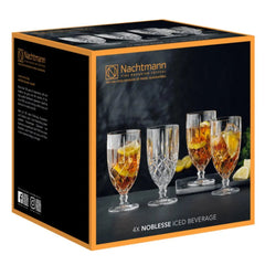 Nachtmann - Noblesse Iced Beverage Set of 4 Luxury Crystal Gifts Nachtmann - Crystal House