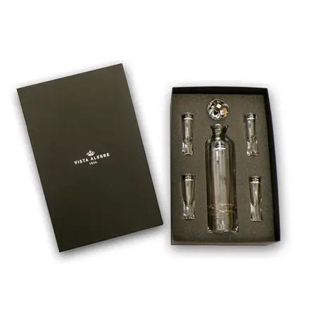 NAIPES CASE WITH VODKA DECANTER AND 4 SHOTS Vista Alegre