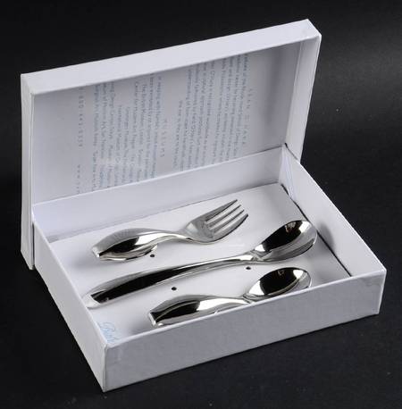 Nambé Baby Feeding Set – Luxury Stainless Steel Infant Flatware & First Meal Gift Nambé - Crystal House
