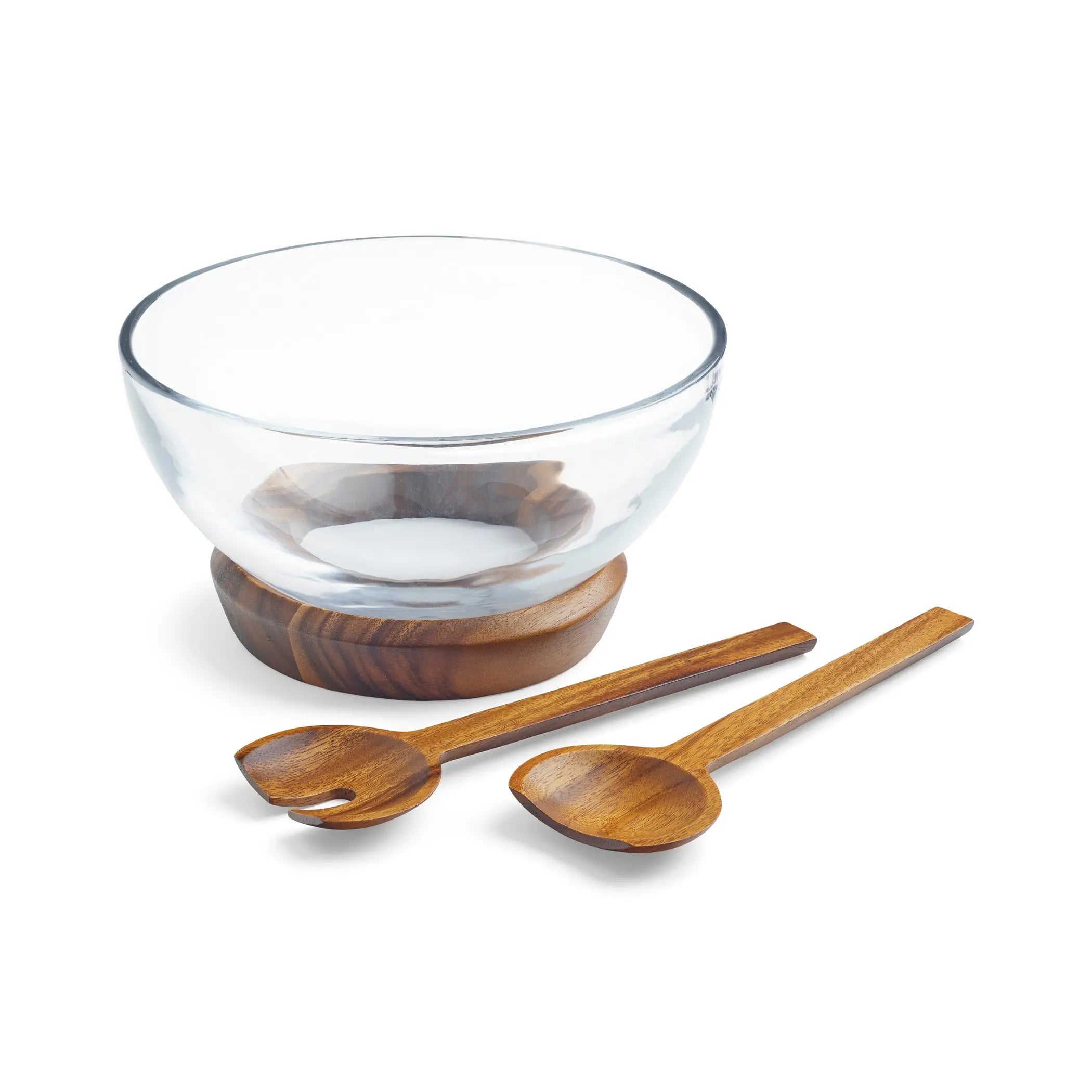 Cooper Salad Bowl w/ Servers - Crystal House