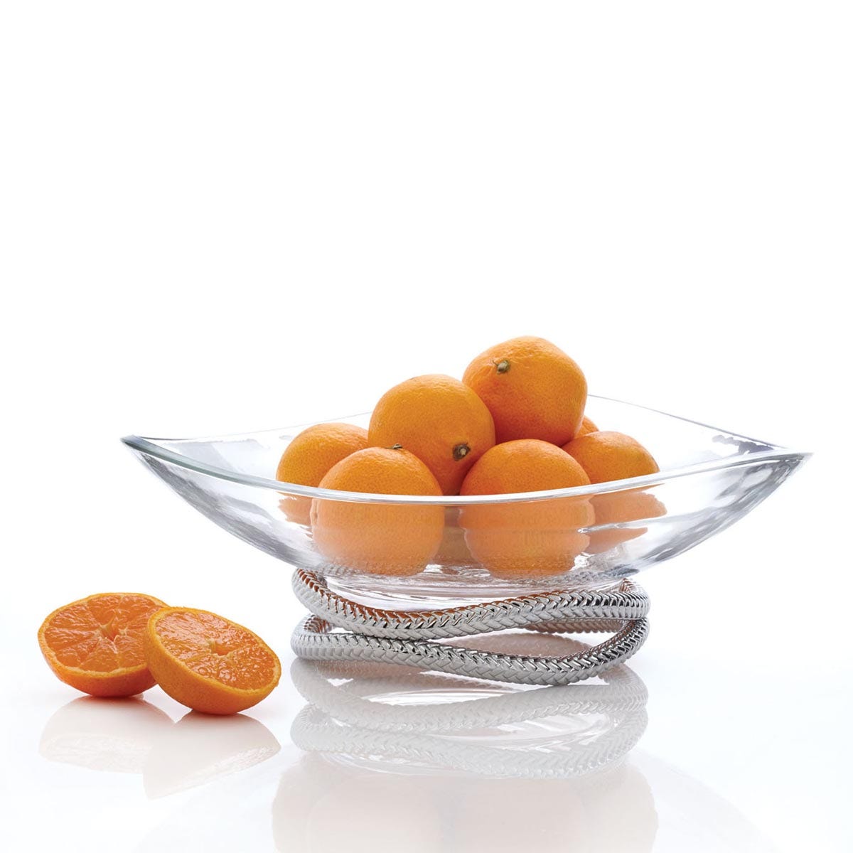 Nambe Braid Centerpiece Bowl – Luxury Crystal Gifts for Corporate & Weddings Nambé- Crystal House
