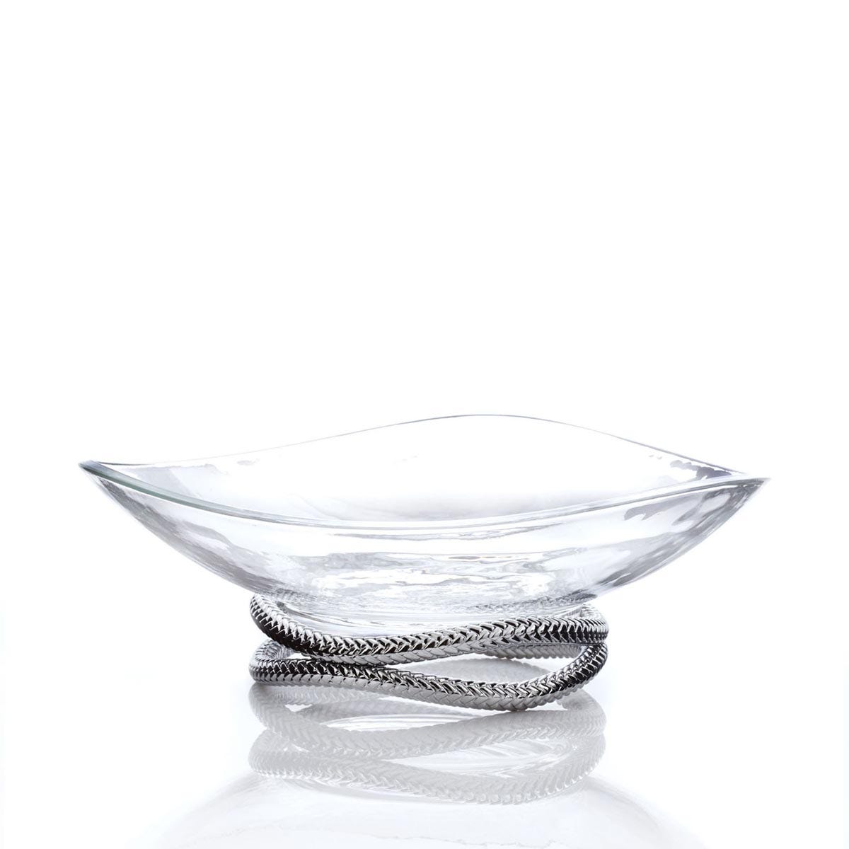 Nambe Braid Centerpiece Bowl – Luxury Crystal Gifts for Corporate & Weddings Nambé- Crystal House