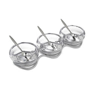 Nambe Braid Condiment Set – Luxury Corporate & Wedding Serveware Gift Nambé- Crystal House