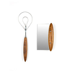 Nambé Breaking Bread Gift Set – Premium Bench Knife & Whisk for Home Bakers Nambé- Crystal House