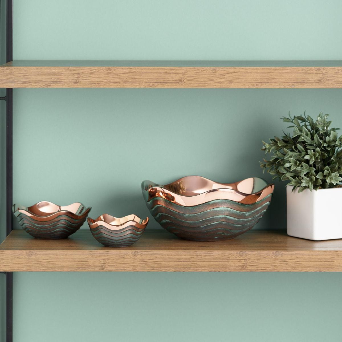 Nambe Copper Canyon Large Bowl – Luxury Corporate & Wedding Serveware Gift Nambé- Crystal House