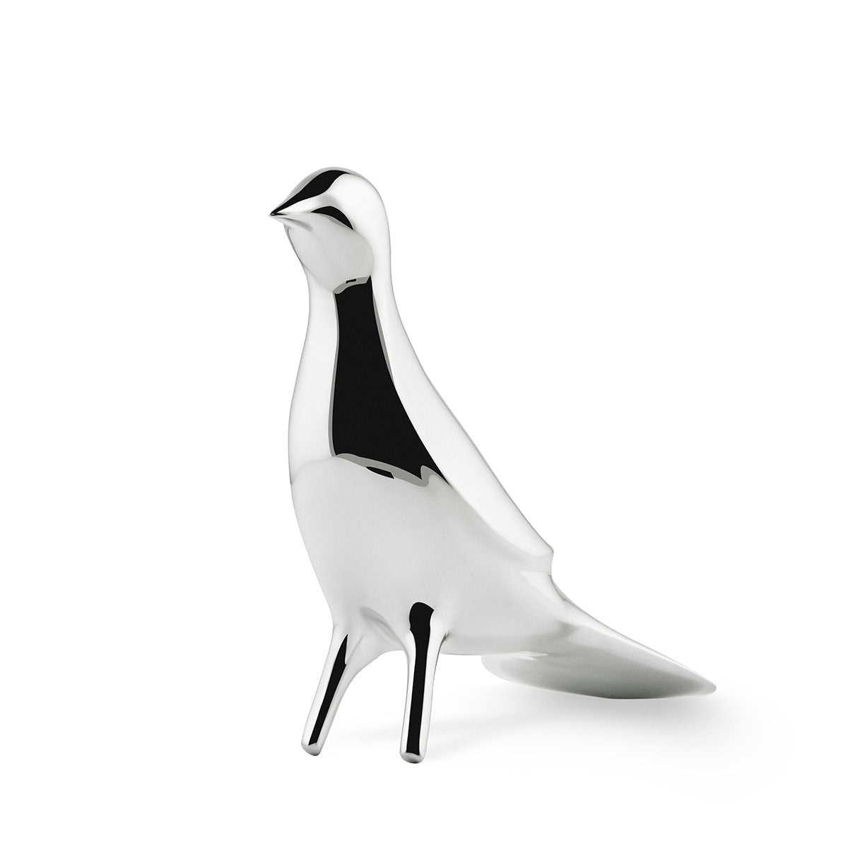 Nambe Dove Figurine – Polished Alloy Bird Sculpture for Home Décor Nambé- Crystal House