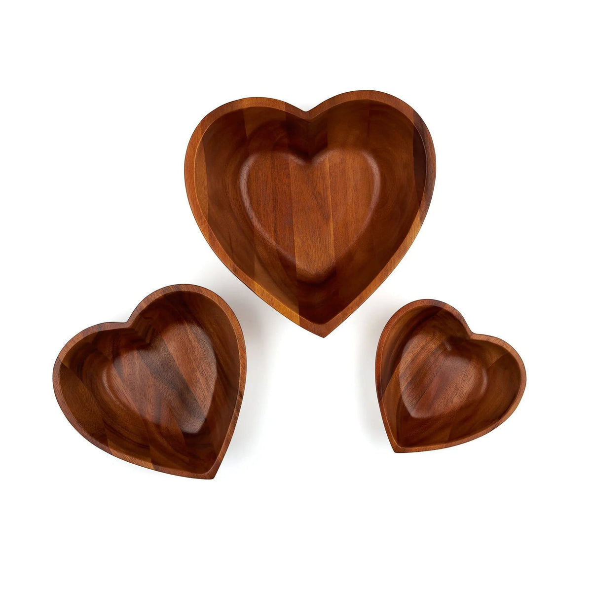 Nambe Entertaining Eat your heart out Set of 3 Nesting Bowls Nambé