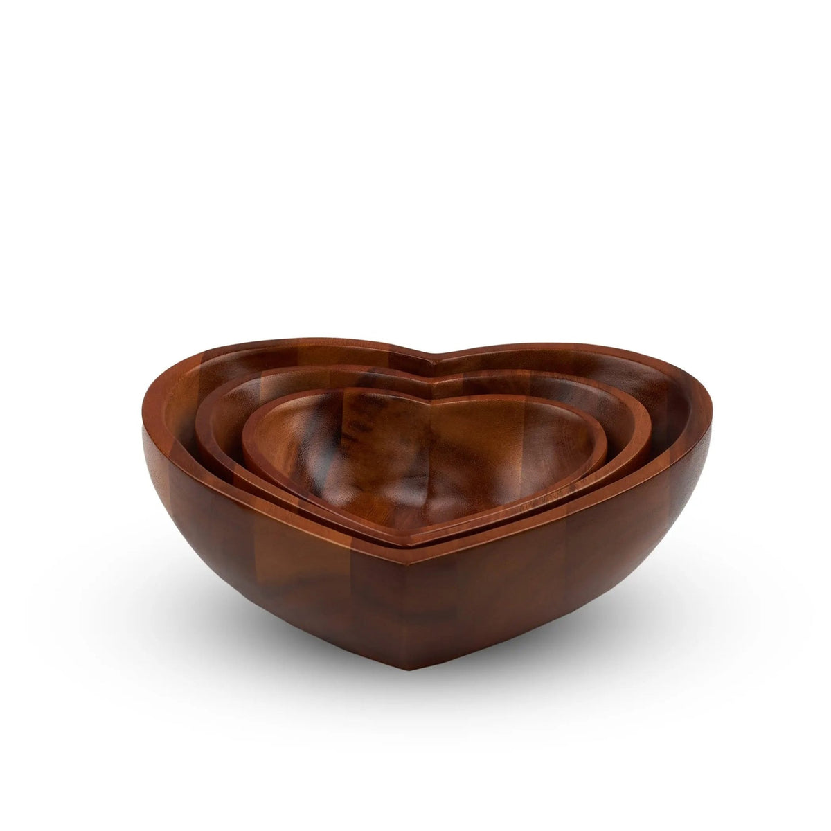 Nambe Entertaining Eat your heart out Set of 3 Nesting Bowls Nambé