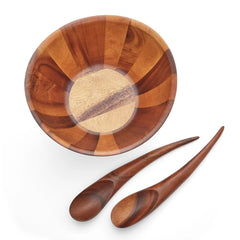 Nambe Entertaining Harmony 3-Piece Salad Set Nambé