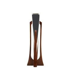 Nambe Tribute Bud Vase | Luxury Alloy & Acacia Wood Bud Vase Nambé- Crystal House