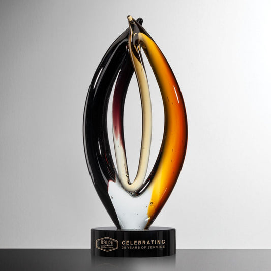 Napoli Crystal Award – Luxury Executive Trophy crystal edge - Crystal House
