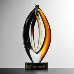 Napoli Crystal Award – Luxury Executive Trophy crystal edge - Crystal House