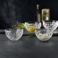 Natchmann - Bossa Nova Round Dip Bowl Set of 4 Nachtmann - Crystal House