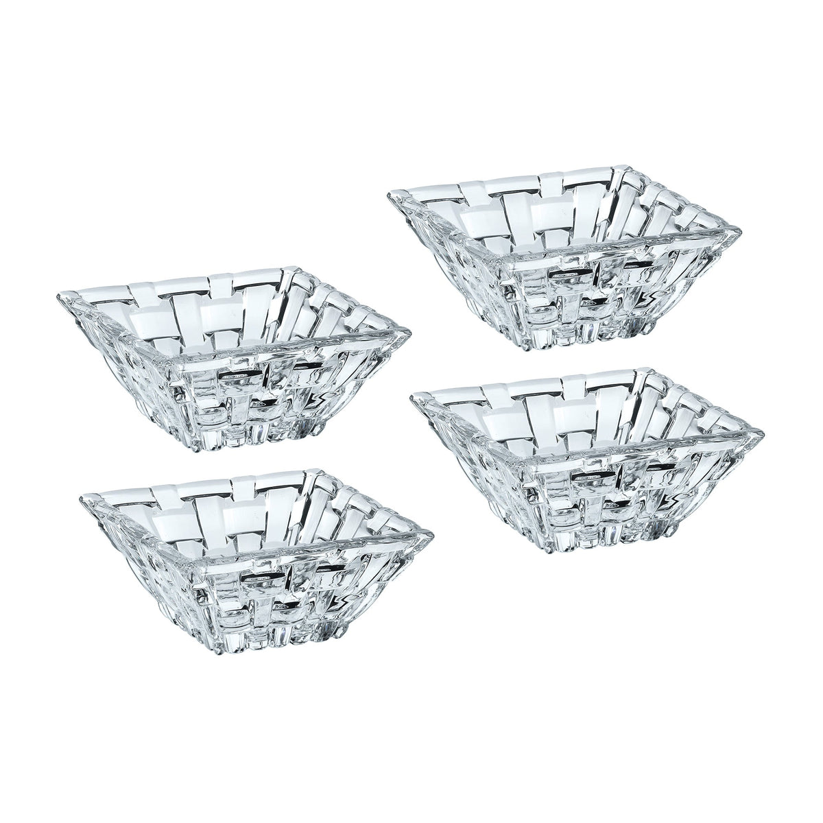 Natchmann - Bossa Nova Square Dip Bowl Set of 4 Nachtmann - Crystal House