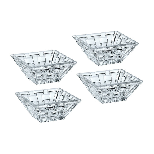 Natchmann - Bossa Nova Square Dip Bowl Set of 4 Nachtmann - Crystal House