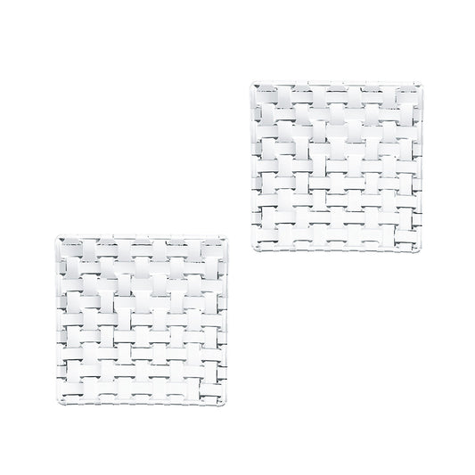 Natchmann - Bossa Nova Square Plates Set of 2 Nachtmann - Crystal House