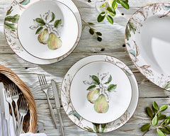 Nature's Bounty Dinnerware 4 pc Place Setting (Pear) Portmeirion - Crystal House