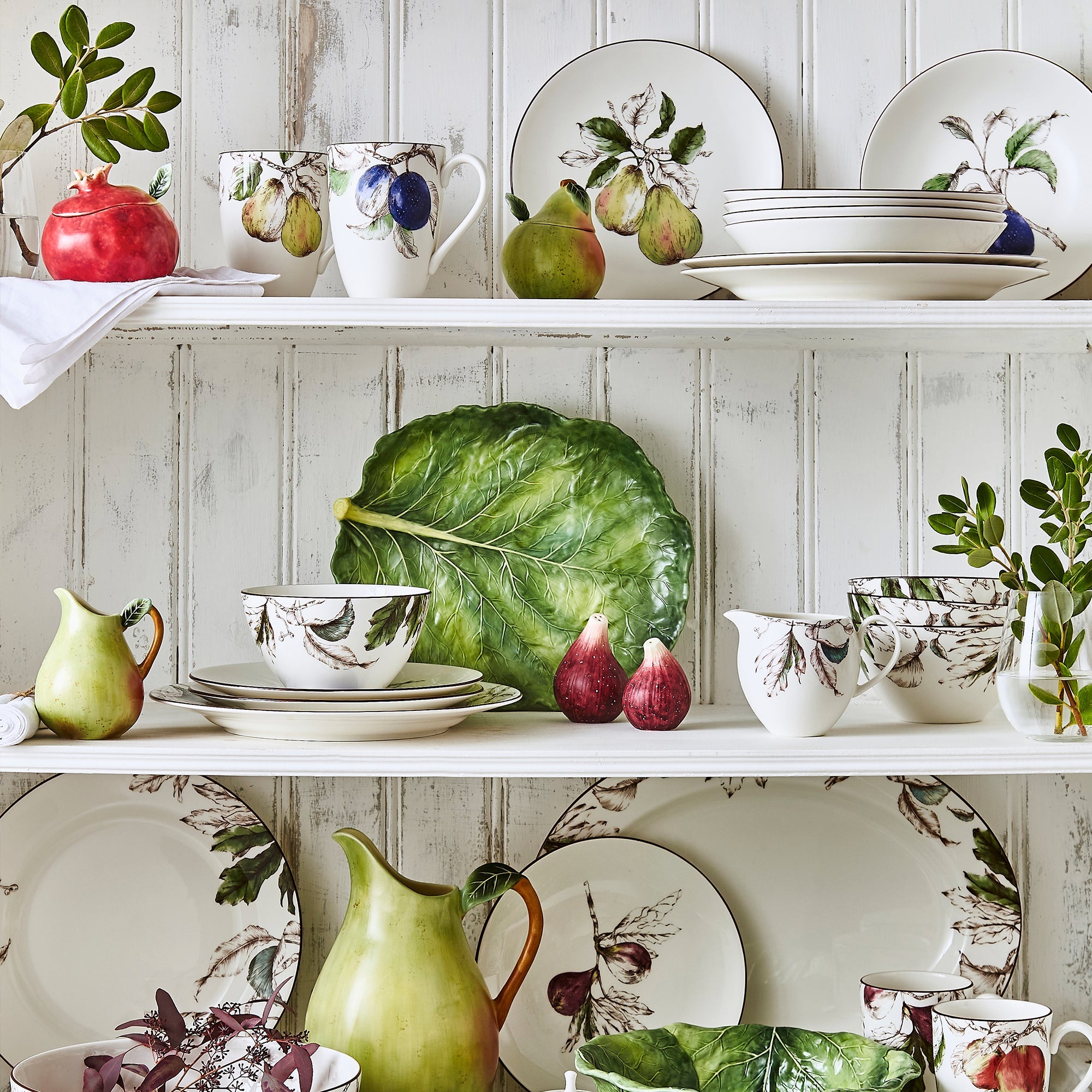 Nature's Bounty Dinnerware Cream Portmeirion - Crystal House