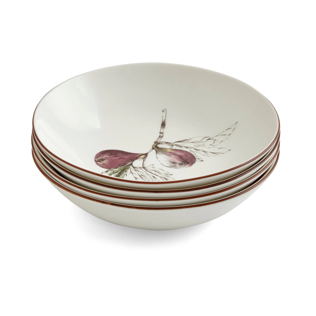 Nature's Bounty Dinnerware Pasta Bowl (Fig) Portmeirion - Crystal House
