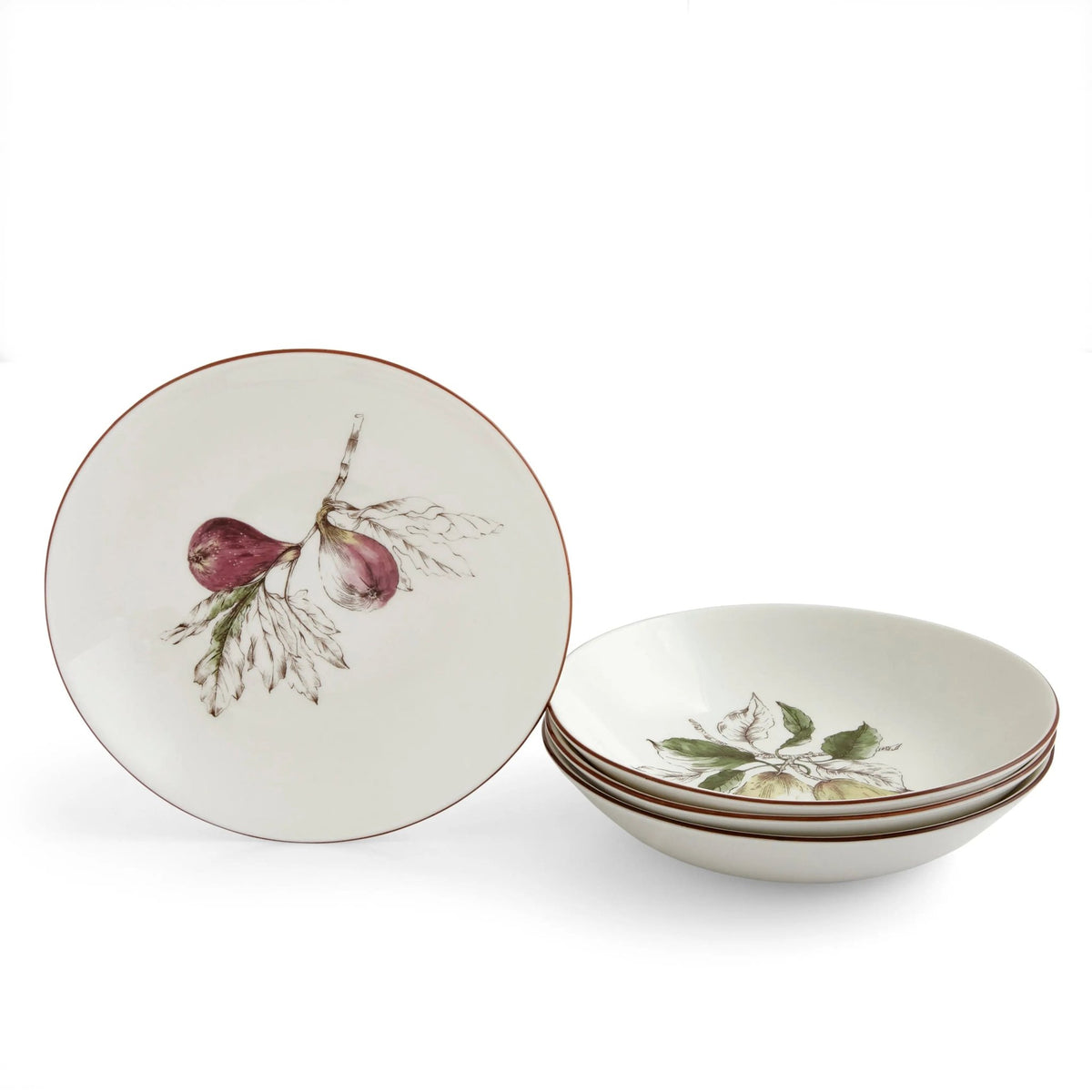 Nature's Bounty Dinnerware Pasta Bowl (Fig) Portmeirion - Crystal House