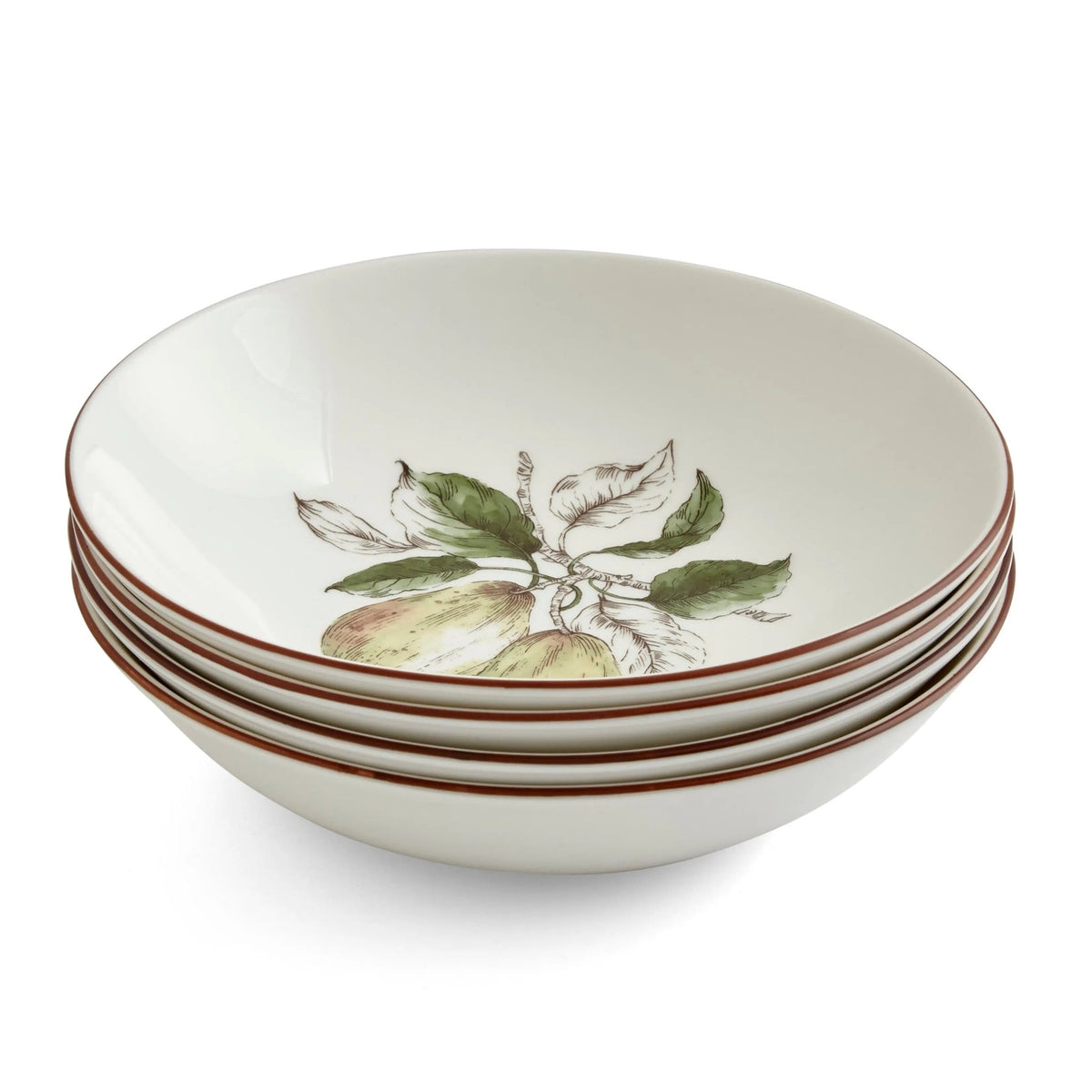 Nature's Bounty Dinnerware Pasta Bowl (Pear) Portmeirion - Crystal House