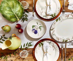 Nature's Bounty Dinnerware Salad Plate (Plum) Portmeirion - Crystal House