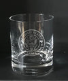 U.S Army insignia engraved on Whiskey Glass
