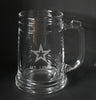 US Army star  logo  engraved  on beer mug