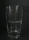 US Army star logo - pint glass