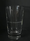 US Army slogan-Be all you can be -pint glass