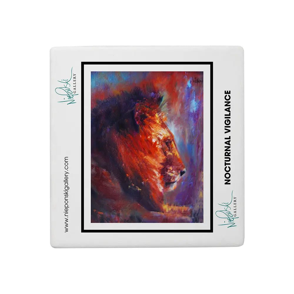 Nocturnal Vigilance-square  coaster Nieponski Gallery