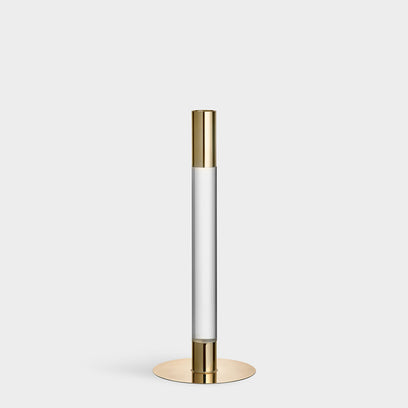 LUMIERE CANDLESTICK GOLD Orrefors