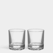 Orrefors Carat Double Old Fashioned Glass Set of 2 – Luxury Crystal Gifts Orrefors - Crystal House