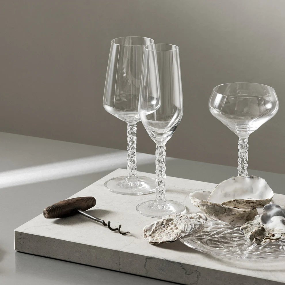 Orrefors Carat Wine Glass Set of 2 – Luxury Crystal Gifts Orrefors - Crystal House