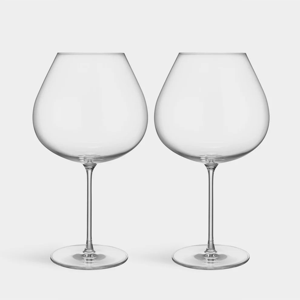Orrefors Frantzén Mature Wine Glass Set of 2 – Luxury Crystal Gifts Orrefors - Crystal House