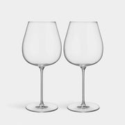 Orrefors Frantzén Red Wine Glass Set of 2 – Luxury Crystal Gifts Orrefors - Crystal House