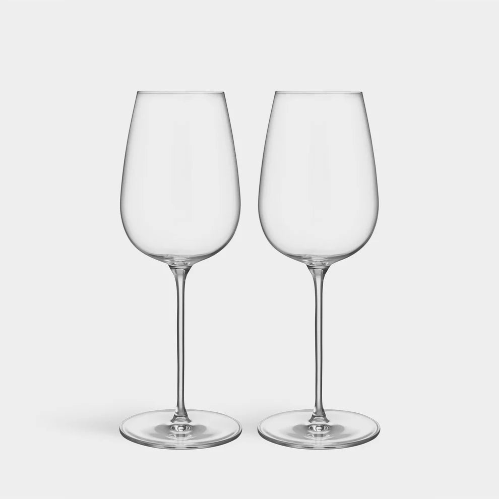 Orrefors Frantzén White Wine Glass Set of 2 – Luxury Crystal Gifts Orrefors - Crystal House