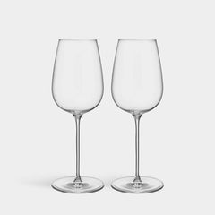 Orrefors Frantzén White Wine Glass Set of 2 – Luxury Crystal Gifts Orrefors - Crystal House