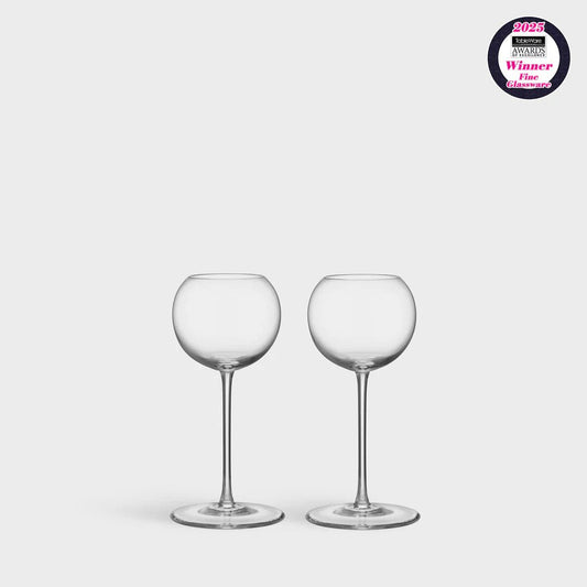 Orrefors Geometry Liqueur Glass Set of 2 – Luxury Wedding & Corporate Gift Orrefors - Crystal House