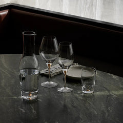 Orrefors Intermezzo Gold Balance Wine Glass Set of 2 – Luxury Crystal Gifts Orrefors - Crystal House