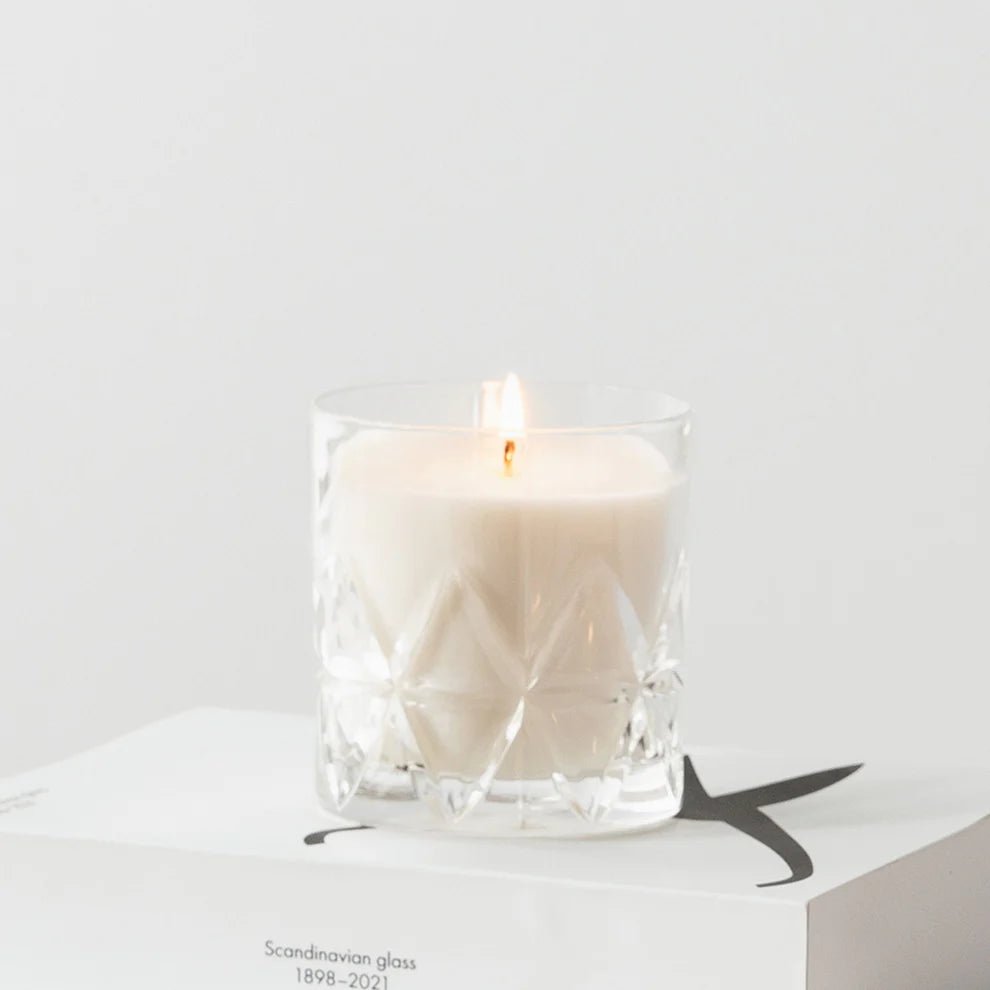 Orrefors Peak Candle Woodland Vanilla – Luxury Crystal Gifts Orrefors - Crystal House