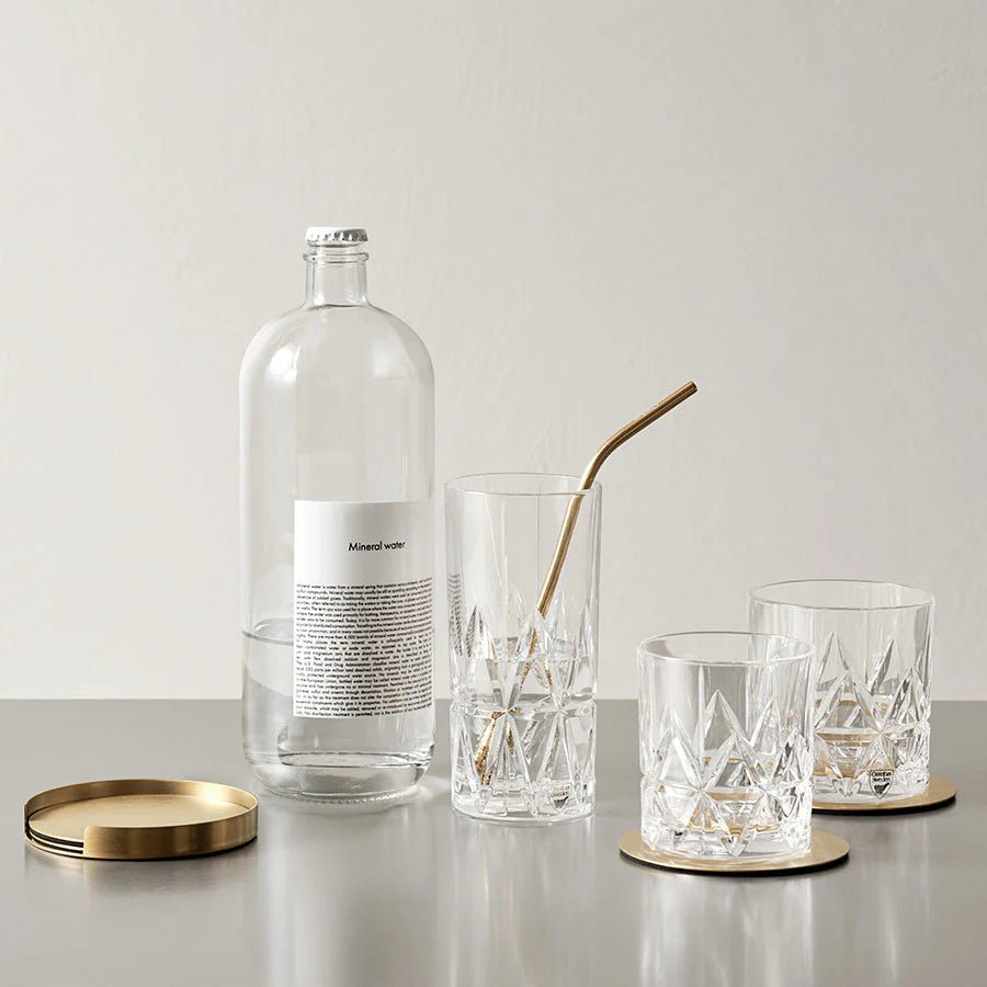 Orrefors Peak Double Old Fashioned Glass Set of 4 – Luxury Crystal Gifts Orrefors - Crystal House