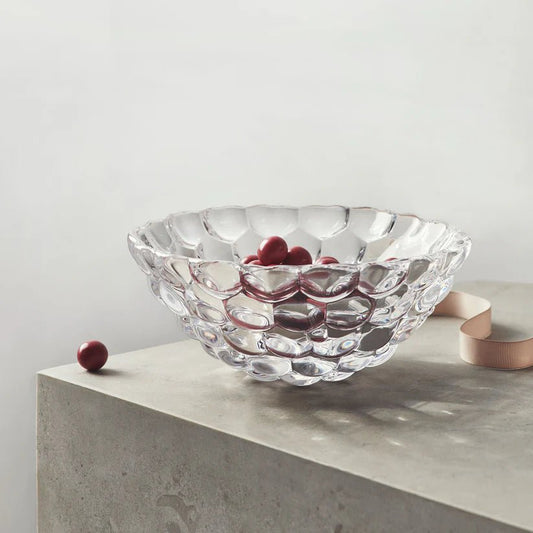 Orrefors Raspberry Small Bowl – Luxury Crystal Serving Décor Gift Orrefors - Crystal House