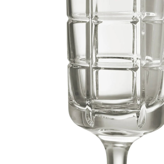 Orrefors Street Champagne Glass Set of 2 – Luxury Crystal Flutes Orrefors - Crystal House