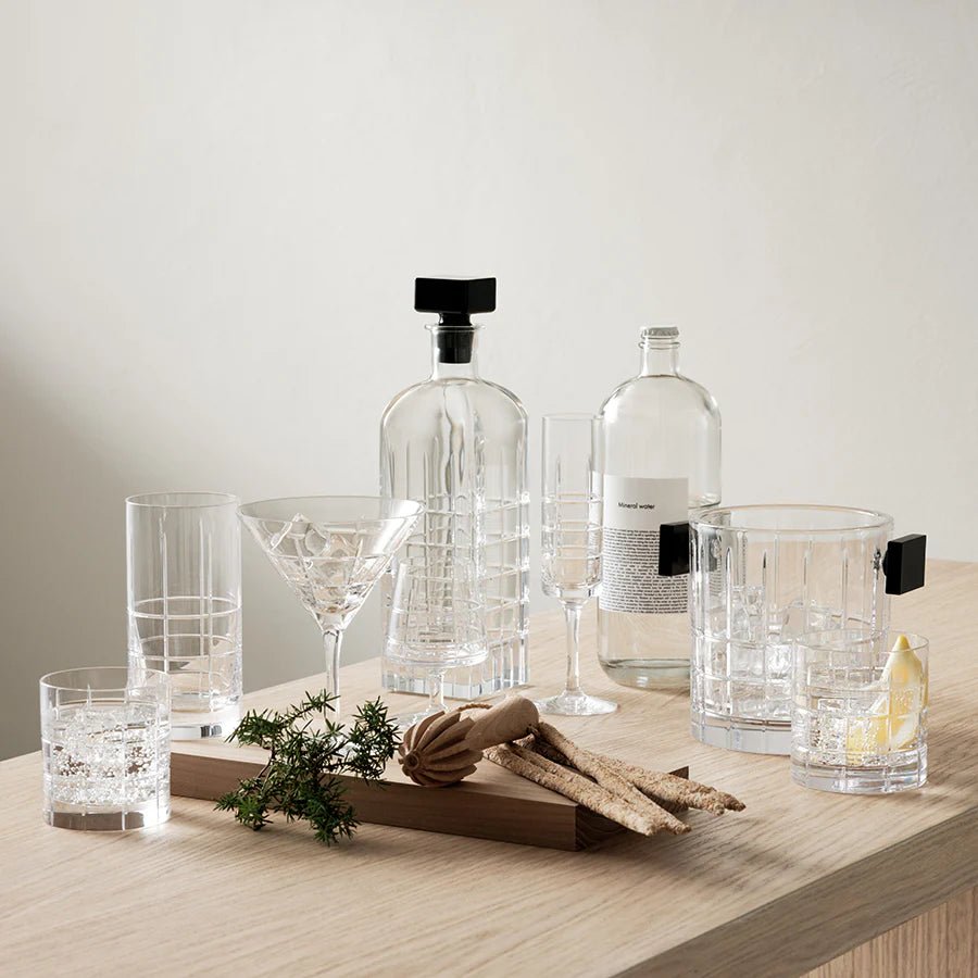 Orrefors Street Double Old Fashioned Glass – Luxury Crystal Gifts Orrefors - Crystal House