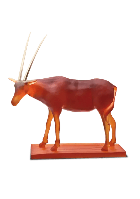 Oryx Hicham Lahlou in Amber 99 ex Daum